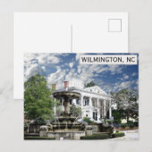 Wilmington North Carolina Bellamy Mansion Travel Briefkaart (Voorkant / Achterkant)