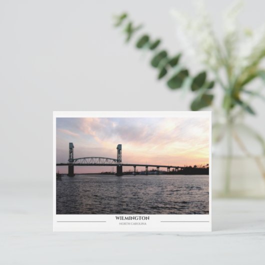 Wilmington North Carolina Briefkaart (Staand voorkant)