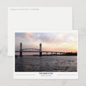 Wilmington North Carolina Briefkaart (Voorkant / Achterkant)