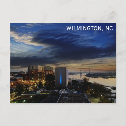 Wilmington North Carolina Cape Fear Briefkaart (Voorkant)