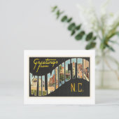 Wilmington North Carolina NC Old  Briefkaart- Briefkaart (Staand voorkant)
