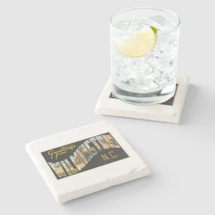 Wilmington North Carolina NC Old  Briefkaart- Stenen Onderzetter