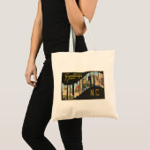 Wilmington North Carolina NC Old  Briefkaart- Tote Bag (Voorkant (product))