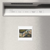 Wilmington North Carolina NC Oude  Briefkaart- Magneet (Insitu (Vaatwasser))