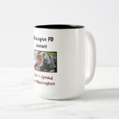 Wilmington PD Vermont: KoffieMok Tweekleurige Koffiemok (Voorkant rechts)