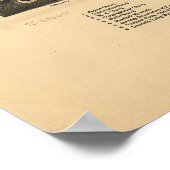 Wilmington Vermont 1891 Antiek Panorama Poster (Hoek)