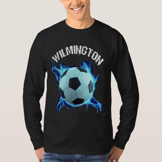 Wilmington Voetbal Retro T-shirt (Voorkant)