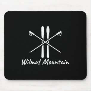 Wilmot Mountain Illinois Ski Skistokken Winter V Muismat
