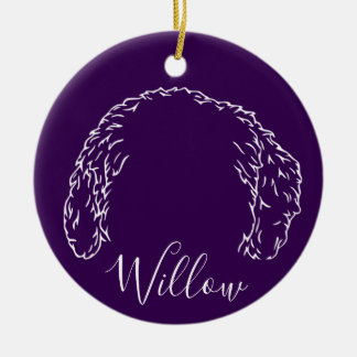 Wilow Sierad (Pootafdrukken) Keramisch Ornament