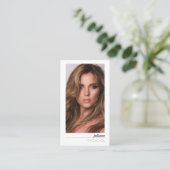 Wilshire Actor Model | Pro-visitekaartje voor bell Visitekaartje (Staand voorkant)