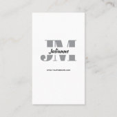 Wilshire Actor Model | Pro-visitekaartje voor bell Visitekaartje (Achterkant)