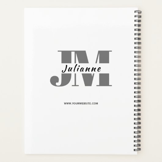 Wilshire Custom Photo Scheduling Kalender Planner (Achterkant)