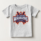 Wilshire Warriors Baseball League Logo (Voorkant)