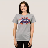 Wilshire Warriors Baseball League Logo Tri-Blend Shirt (Voorkant volledig)