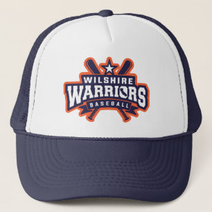 Wilshire Warriors Baseball League Logo Trucker Pet