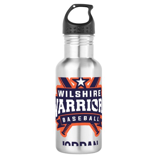 Wilshire Warriors Baseball League Logo Waterfles (Voorkant)