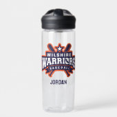 Wilshire Warriors Baseball League Logo Waterfles (Voorkant)