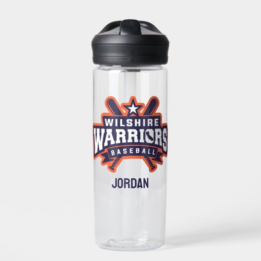 Wilshire Warriors Baseball League Logo Waterfles (Voorkant)