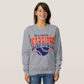 Wilshire Warriors Navy Baseball Logo Trui (Voorkant volledig)
