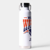 Wilshire Warriors Navy Baseball Logo Waterfles (Voorkant)