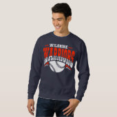 Wilshire Warriors White Baseball Logo Trui (Voorkant volledig)