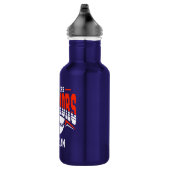 Wilshire Warriors White Baseball Logo Waterfles (Rechts)