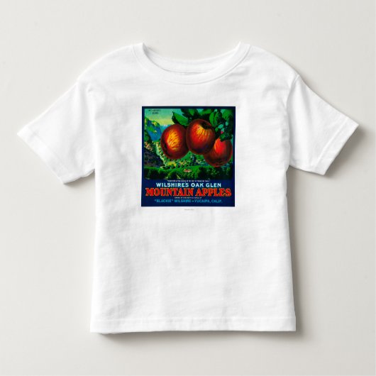 Wilshire's Oak Glen Apple Crate Label Kinder Shirts (Voorkant)