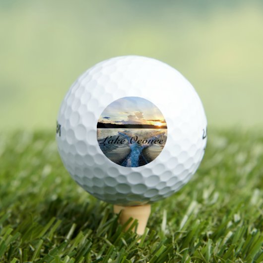 Wilson 500 golfbal met Lake Oconee Photo Design Golfballen (Insitu Shirt)