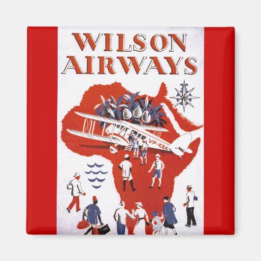 Wilson Airways ~ Africa Magneet (Voorkant)