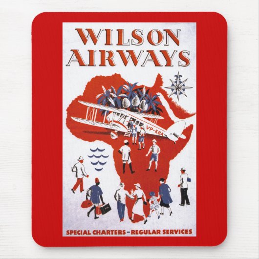 Wilson Airways ~ Africa Muismat (Voorkant)