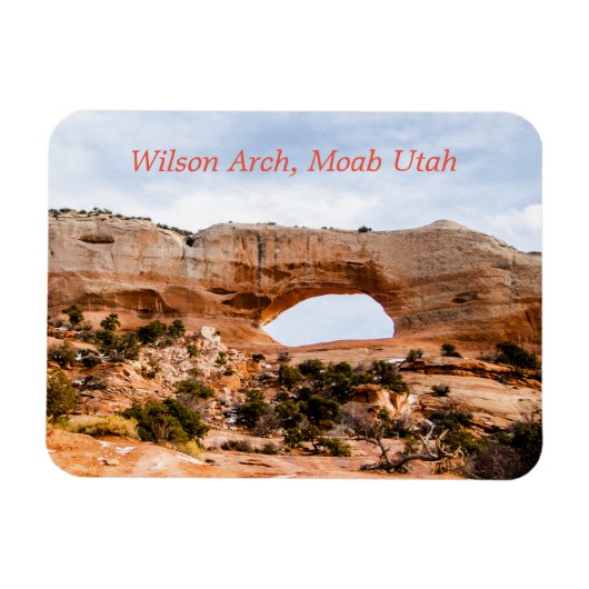 Wilson Arch, Moab Utah Flexible Photo Magnet Magneet (Horizontaal)