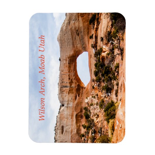 Wilson Arch, Moab Utah Flexible Photo Magnet Magneet (Verticaal)