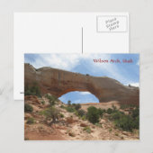 Wilson Arch, Utah Briefkaart (Voorkant / Achterkant)