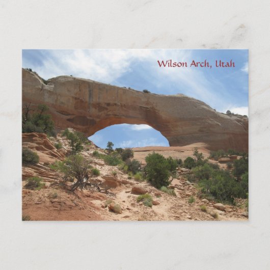 Wilson Arch, Utah Briefkaart (Voorkant)