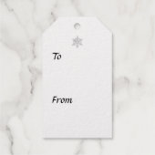 WILSON BENTLEY SNOWFLAKE GIFT LABEL (Achterkant)