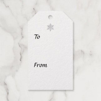 WILSON BENTLEY SNOWFLAKE GIFT LABEL