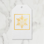 WILSON BENTLEY SNOWFLAKE GIFT LABEL (Voorkant)