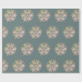 WILSON BENTLEY SNOWFLAKE OP BLUE GRAY CADEAUPAPIER (Vlak)