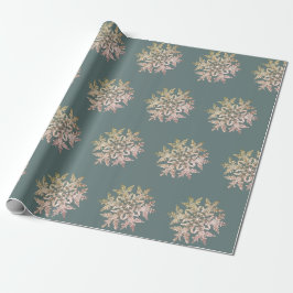 WILSON BENTLEY SNOWFLAKE OP BLUE GRAY CADEAUPAPIER