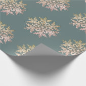 WILSON BENTLEY SNOWFLAKE OP BLUE GRAY CADEAUPAPIER (Hoek)