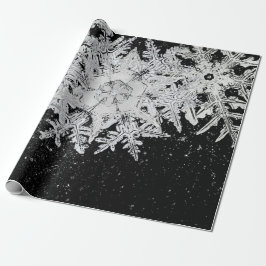 WILSON BENTLEY SNOWFLAKS OP NACHT SKY CADEAUPAPIER