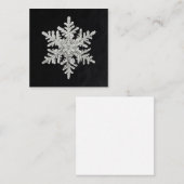 Wilson Bentley's Snowflake Notitiekaartje (Voorkant / Achterkant)