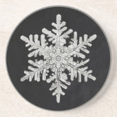 Wilson Bentley's Snowflake Zandsteen Onderzetter (Voorkant)