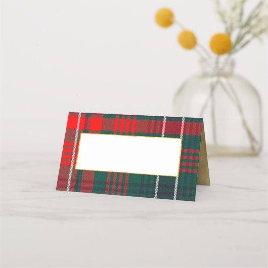 Wilson bruiloft gevouwen plaats kaart plaatskaartje (Voorkant)