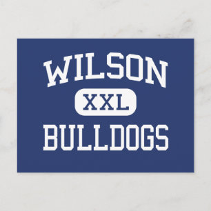 Wilson Bulldogs Middle School Tampa Florida Briefkaart