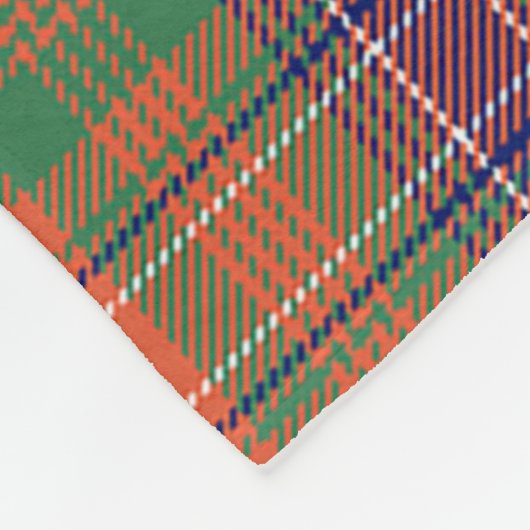 Wilson Clan Badge Tartan Plaid Fleece Deken (Hoek)