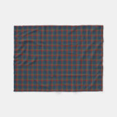 Wilson Clan Blue, Green en Red Tartan Fleece Deken (Voorkant (Horizontaal))