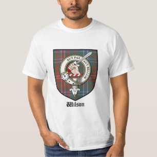 Wilson Clan Crest Badge Tartan T-shirt