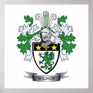 Wilson Coat of Arms Poster