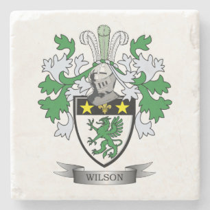Wilson Coat of Arms Stenen Onderzetter